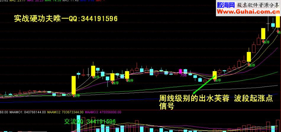 捕捉热点题材龙头股模式及起涨阳线