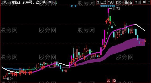 同花顺中线密码主图指标公式