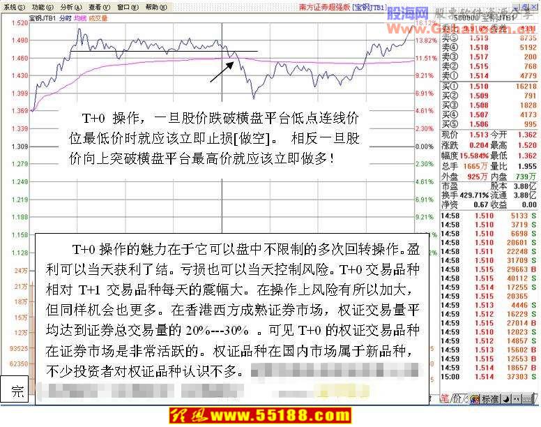 看盘绝招图解教程：T+0交易操作技巧