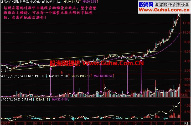 新生300天图解教程 第87节：缩量止跌点