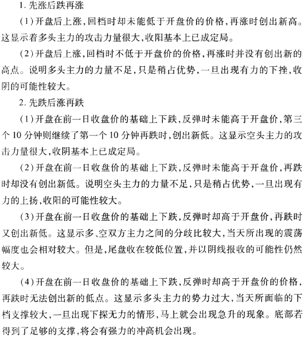 如何分析开盘价和收盘价 