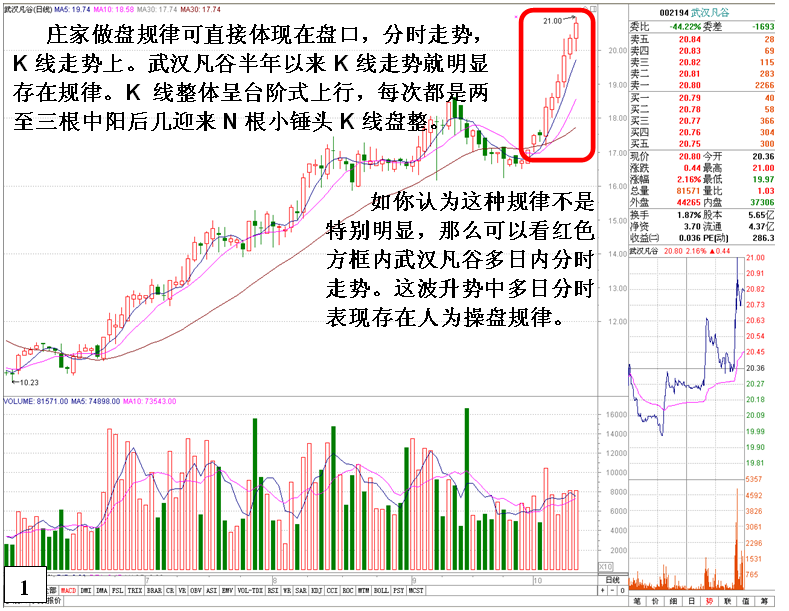 金印组合 庄家个体行为的操盘规律