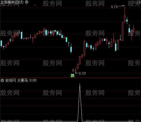 追涨波动抄底之大黑马选股指标公式